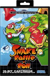 Box cover for Snake Rattle 'n Roll on the Sega Genesis.