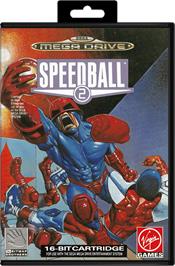Box cover for Speedball 2: Brutal Deluxe on the Sega Genesis.