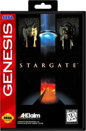 Box cover for Stargate on the Sega Genesis.
