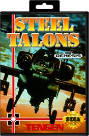 Box cover for Steel Talons on the Sega Genesis.