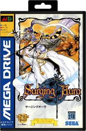 Box cover for Surging Aura on the Sega Genesis.