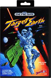Box cover for Target Earth on the Sega Genesis.