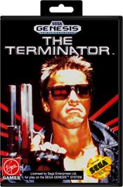 Box cover for Terminator, The on the Sega Genesis.