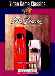 Box cover for Test Drive II - The Duel on the Sega Genesis.