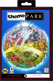 Box cover for Theme Park on the Sega Genesis.
