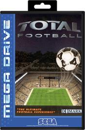 Box cover for Total Football on the Sega Genesis.