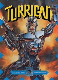 Box cover for Turrican on the Sega Genesis.
