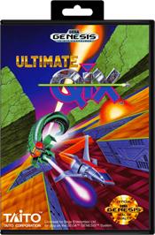 Box cover for Ultimate Qix on the Sega Genesis.