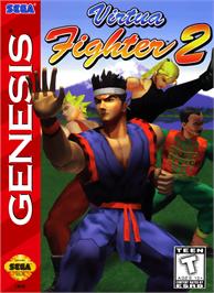 Box cover for Virtua Fighter 2 on the Sega Genesis.