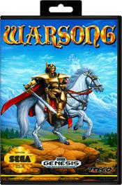 Box cover for Warsong on the Sega Genesis.