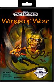 Box cover for Wings of Wor on the Sega Genesis.