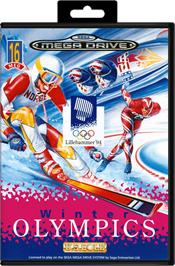 Box cover for Winter Olympics: Lillehammer '94 on the Sega Genesis.