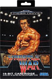 Box cover for Wrestle War on the Sega Genesis.
