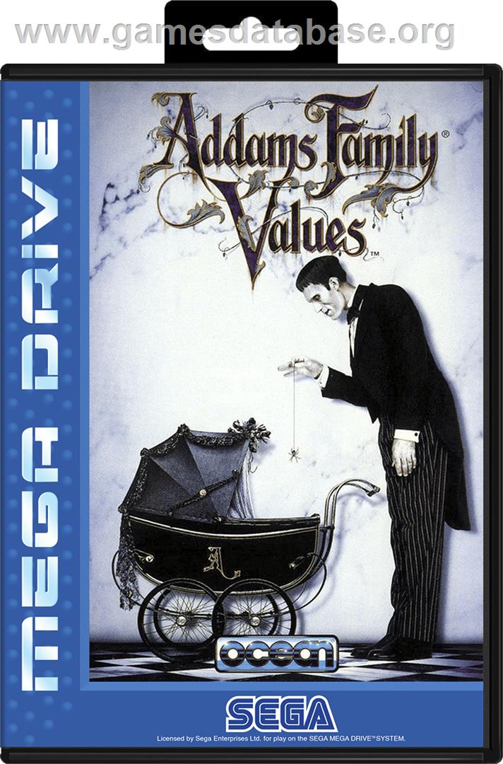 Addams Family Values - Sega Genesis - Artwork - Box