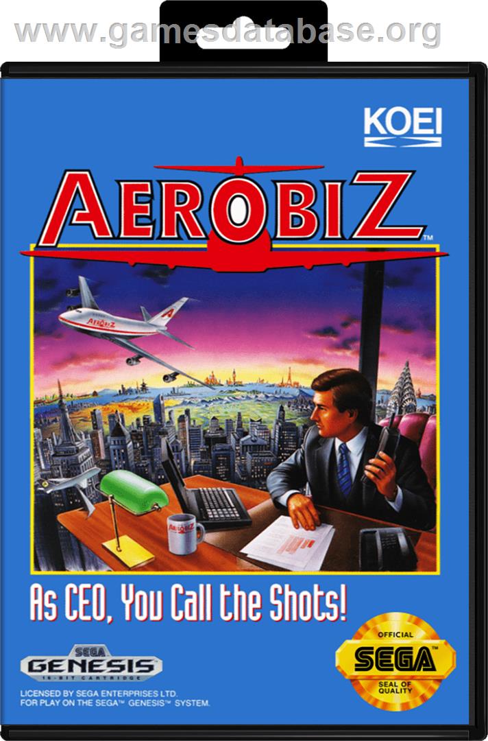 Aerobiz - Sega Genesis - Artwork - Box