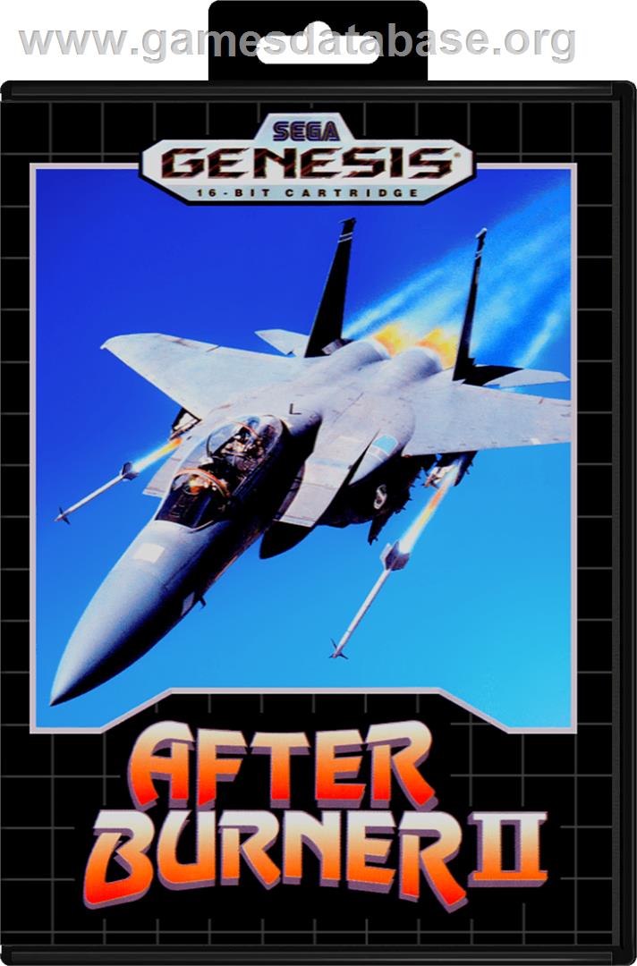 After Burner II - Sega Genesis - Artwork - Box