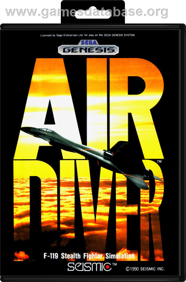 Air Diver - Sega Genesis - Artwork - Box