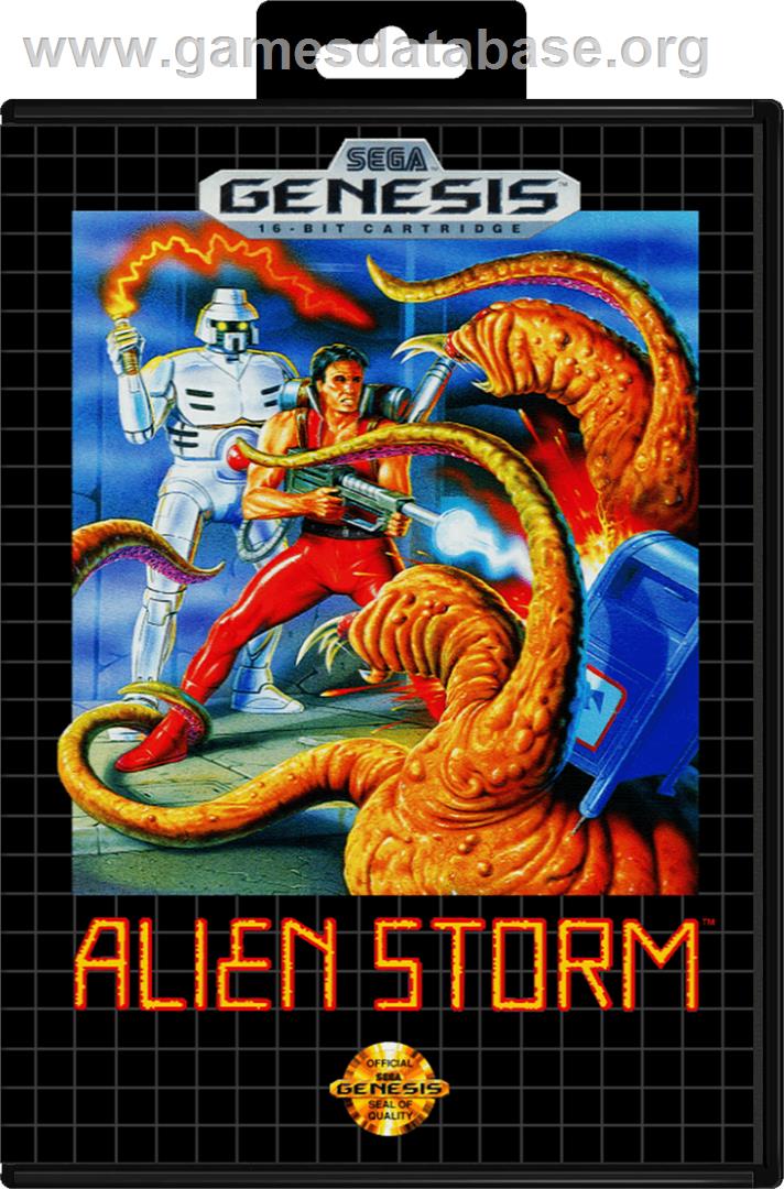 Alien Storm - Sega Genesis - Artwork - Box