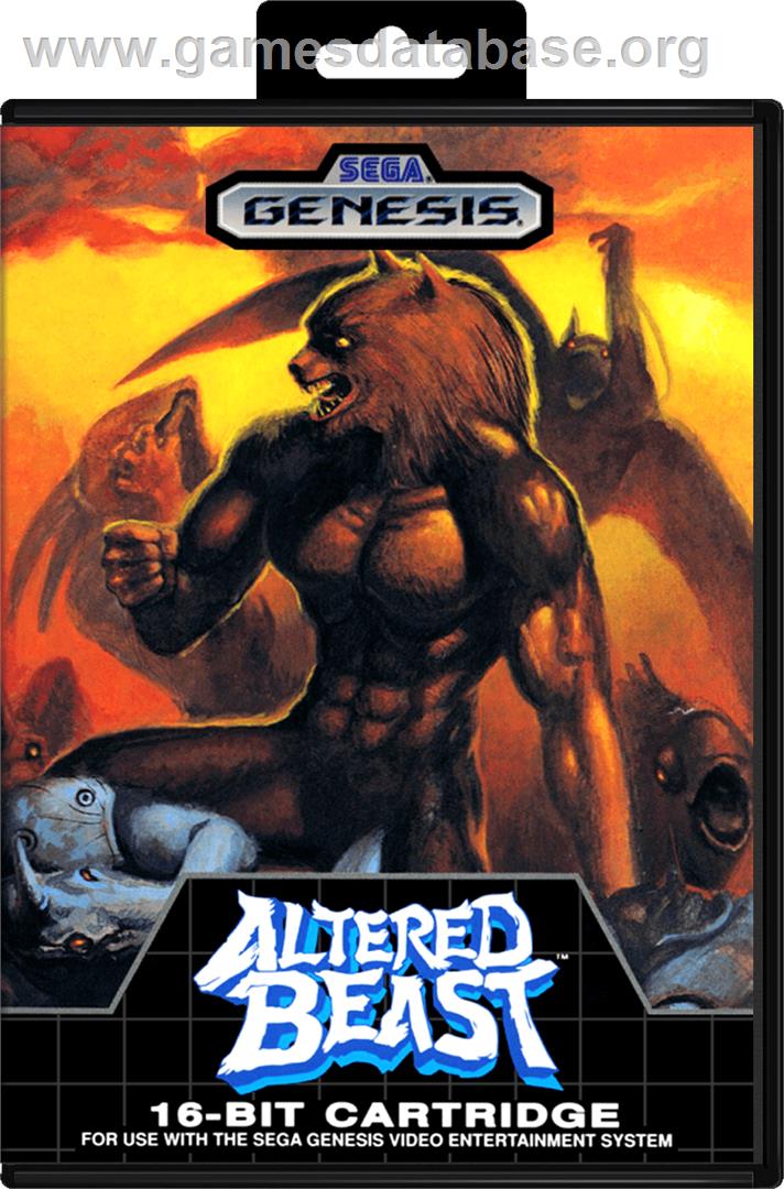 Altered Beast - Sega Genesis - Artwork - Box