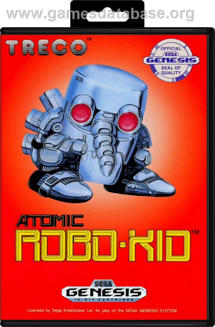 Atomic Robo-Kid - Sega Genesis - Artwork - Box