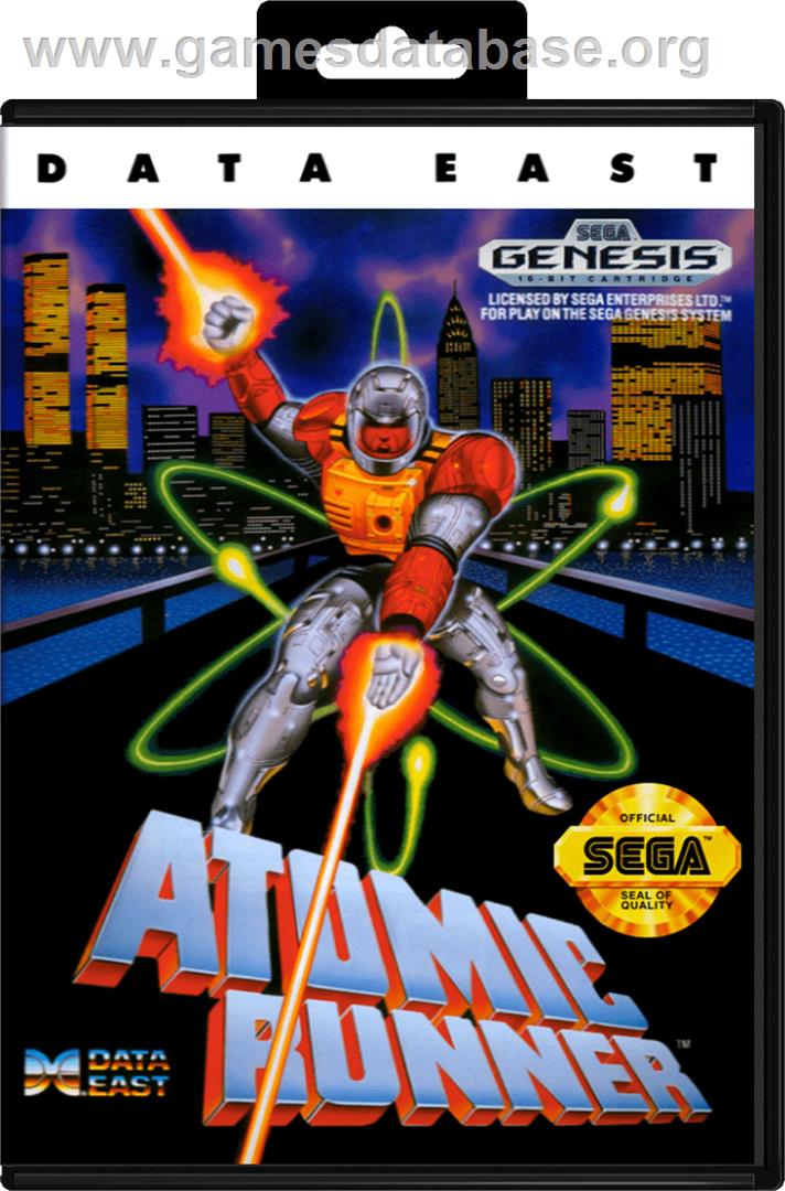 Atomic Runner - Sega Genesis - Artwork - Box