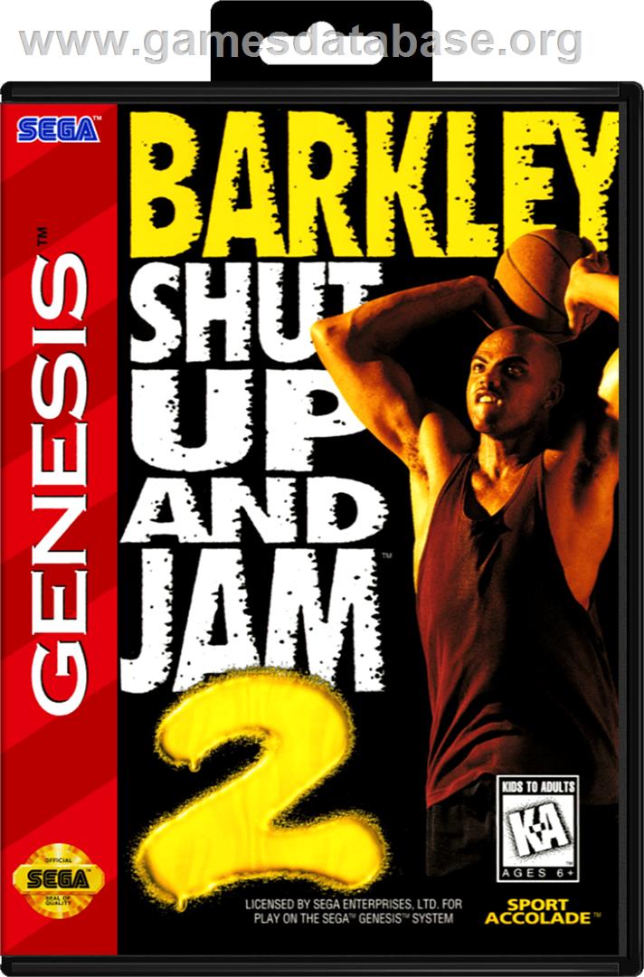 Barkley: Shut Up and Jam - Sega Genesis - Artwork - Box