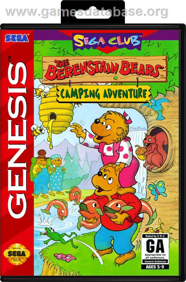 Berenstain Bears' Camping Adventure, The - Sega Genesis - Artwork - Box