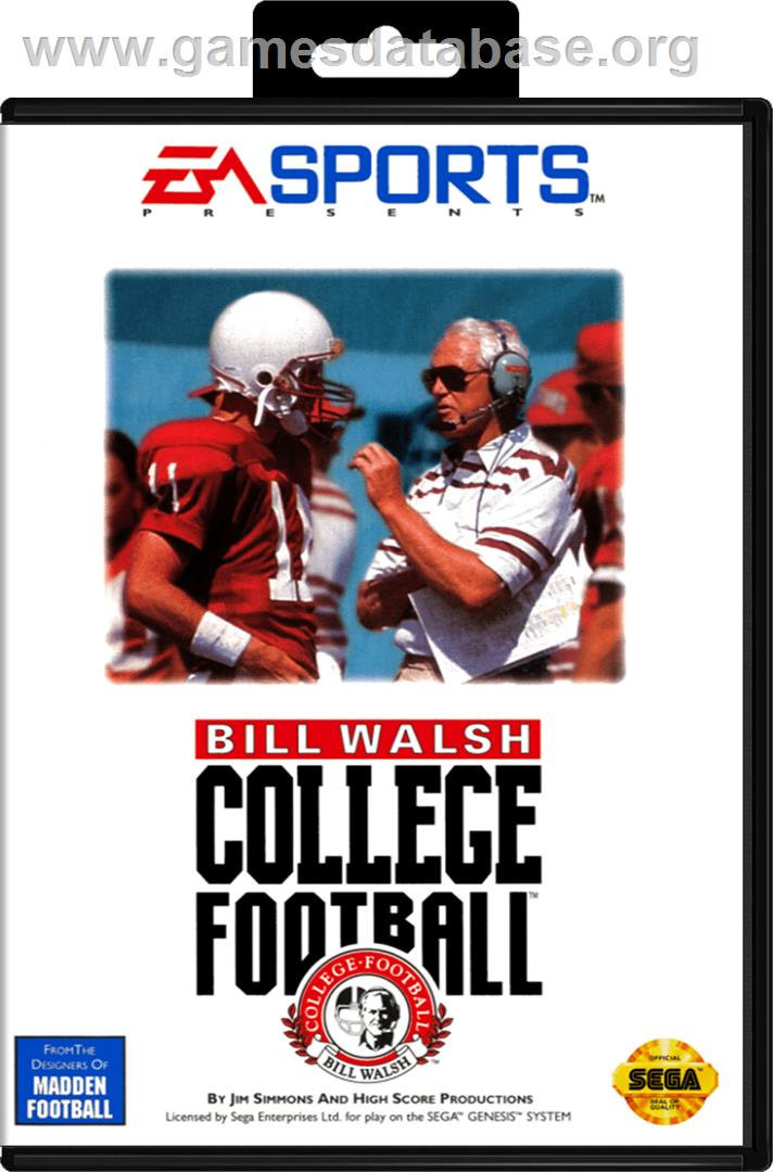 Bill Walsh College Football - Sega Genesis - Artwork - Box