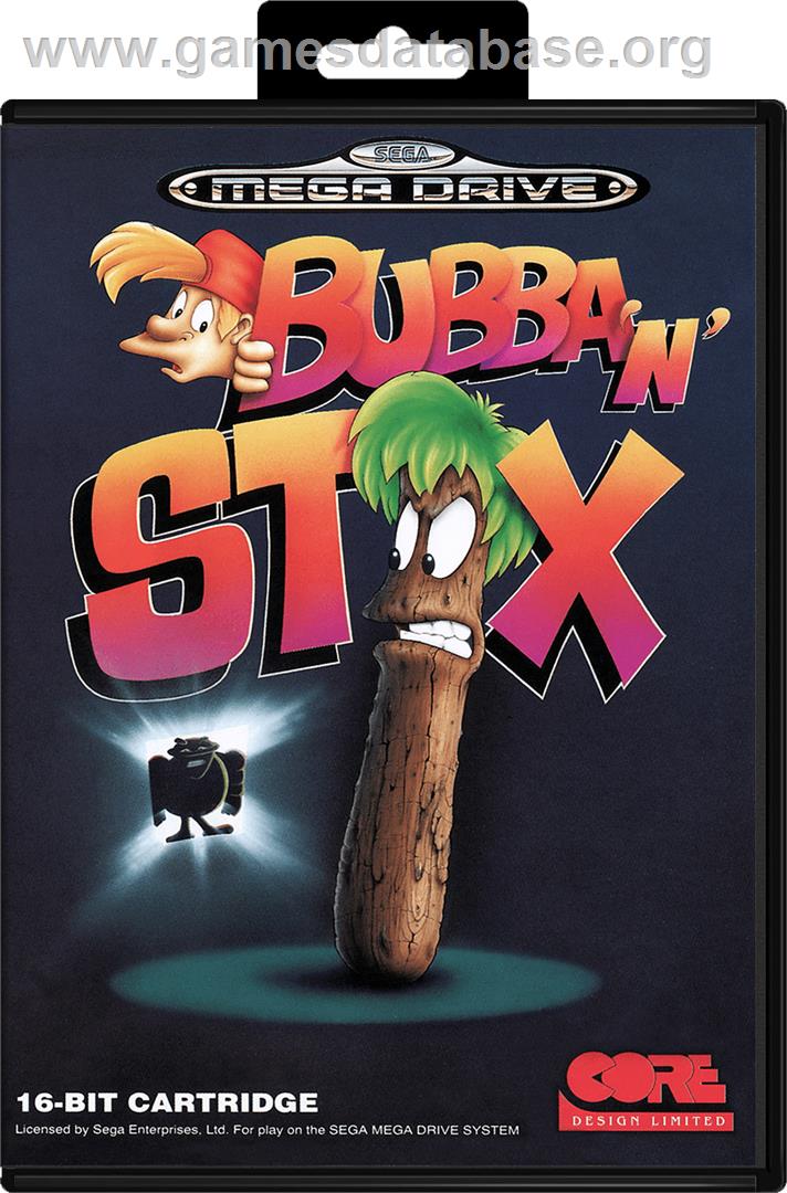 Bubba 'n' Stix - Sega Genesis - Artwork - Box