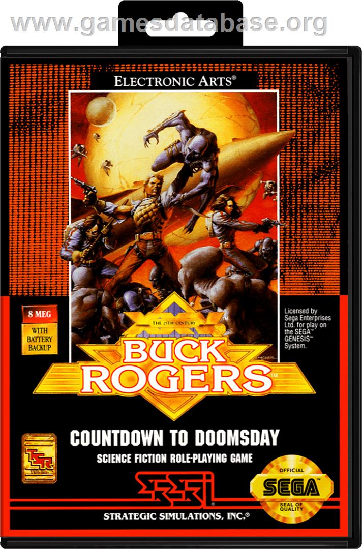 Buck Rogers: Countdown to Doomsday - Sega Genesis - Artwork - Box