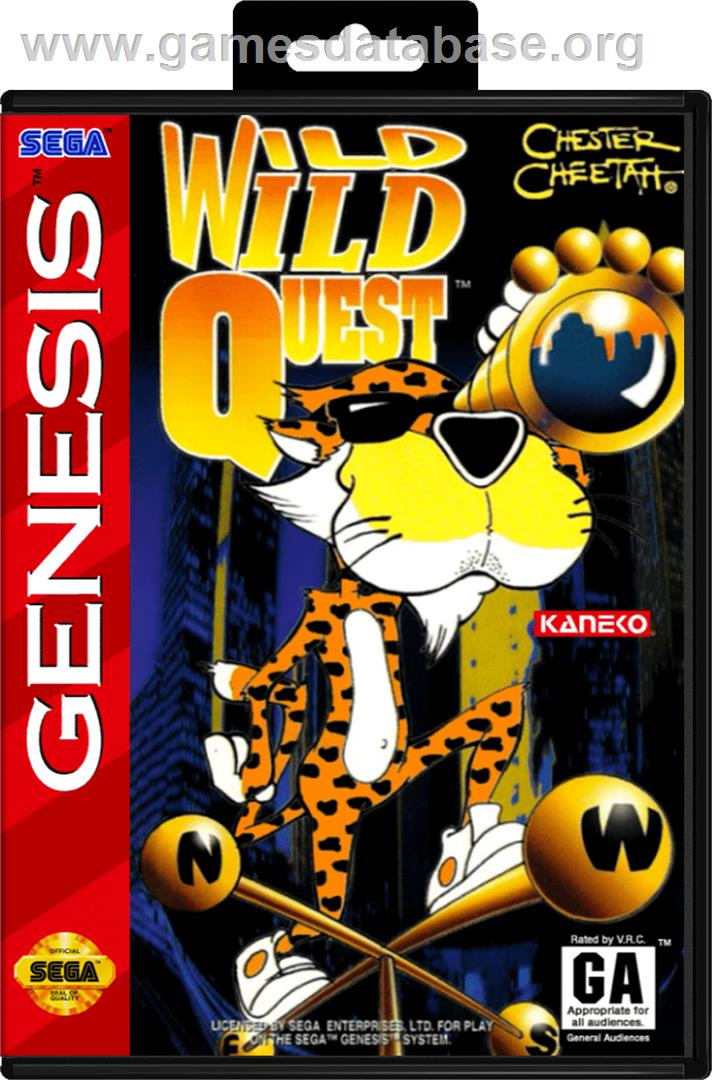 Chester Cheetah: Wild Wild Quest - Sega Genesis - Artwork - Box