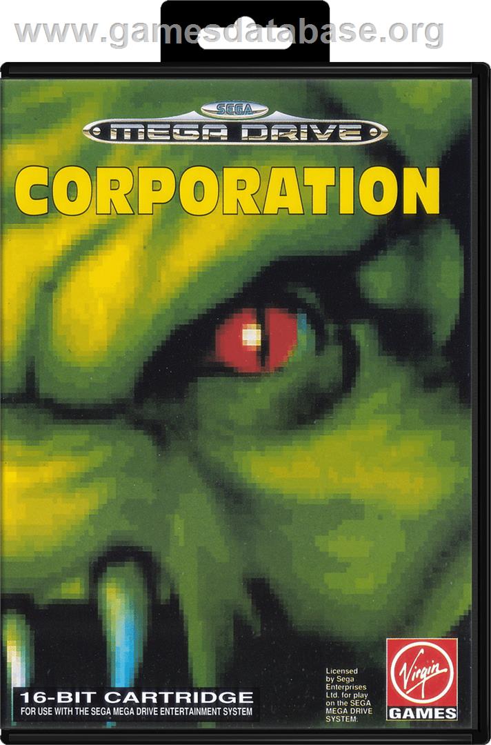 Corporation - Sega Genesis - Artwork - Box