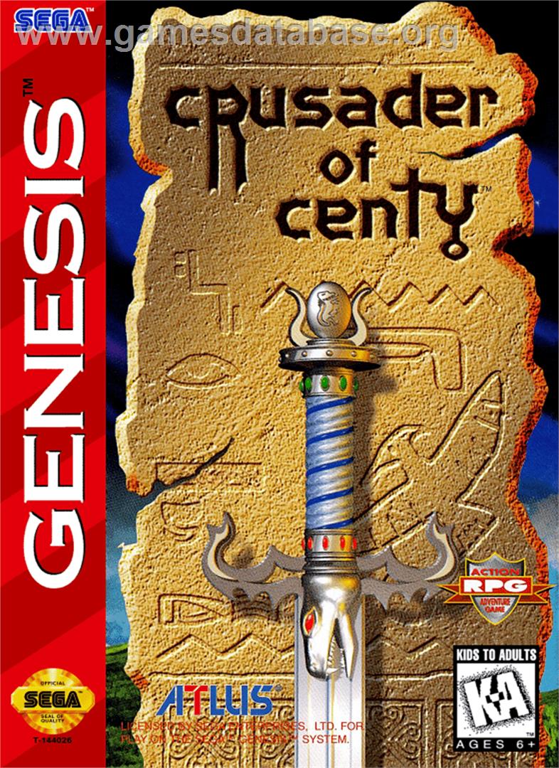 Crusader of Centy - Sega Genesis - Artwork - Box