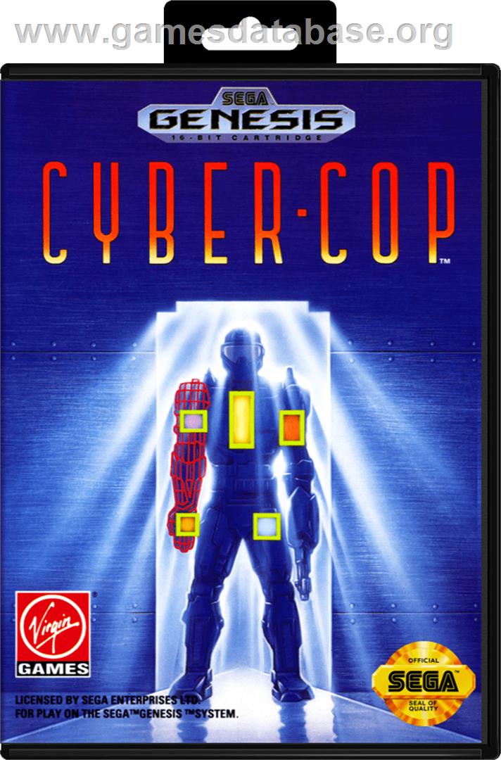 Cyber-Cop - Sega Genesis - Artwork - Box