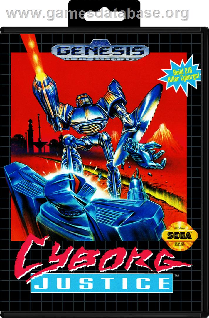 Cyborg Justice - Sega Genesis - Artwork - Box
