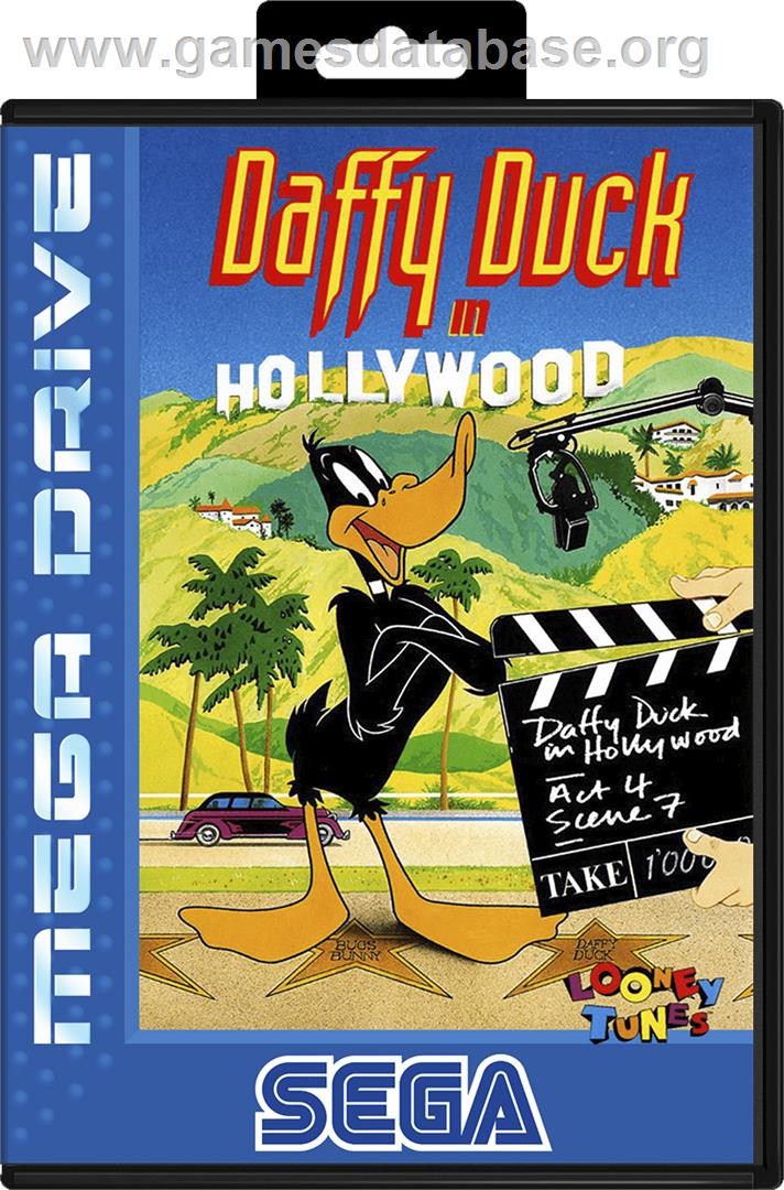 Daffy Duck in Hollywood - Sega Genesis - Artwork - Box