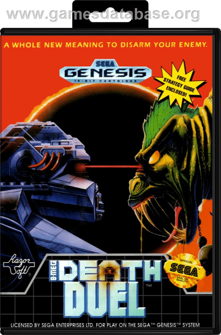 Death Duel - Sega Genesis - Artwork - Box