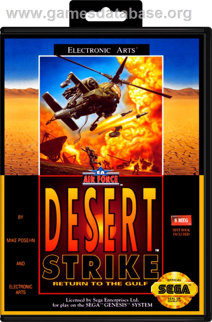 Desert Strike: Return to the Gulf - Sega Genesis - Artwork - Box