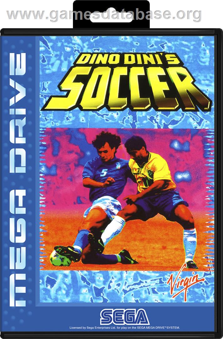 Dino Dini's Soccer - Sega Genesis - Artwork - Box