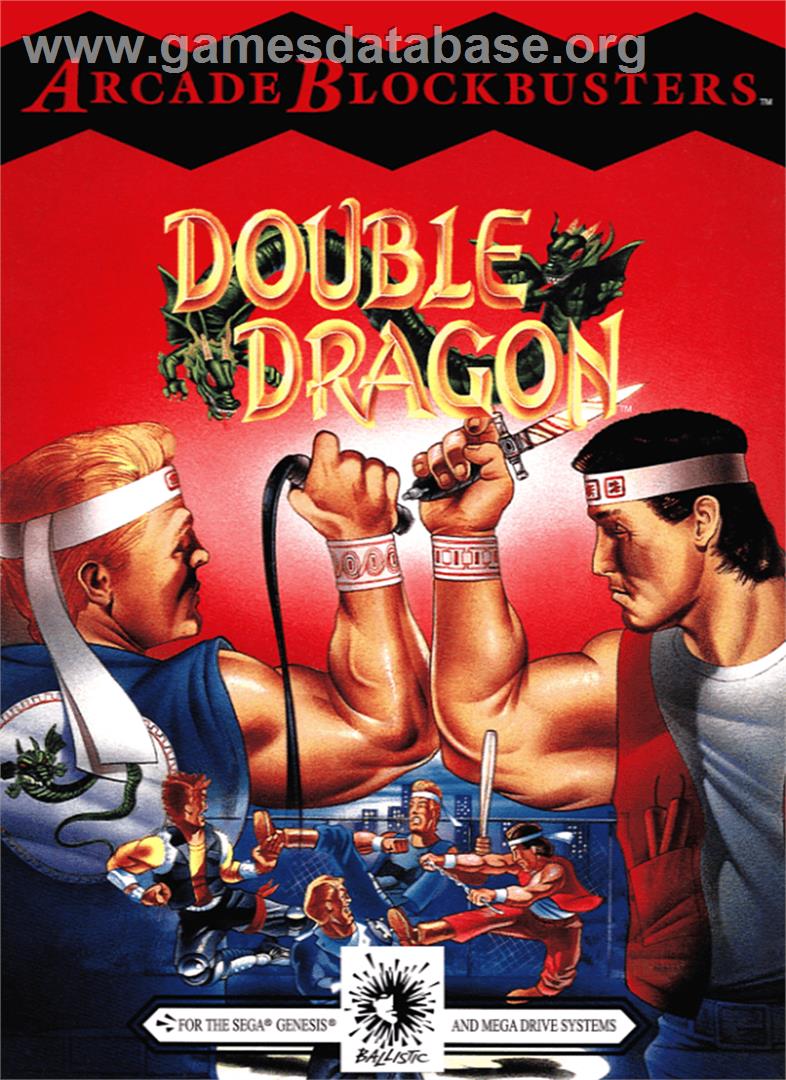 Double Dragon - Sega Genesis - Artwork - Box
