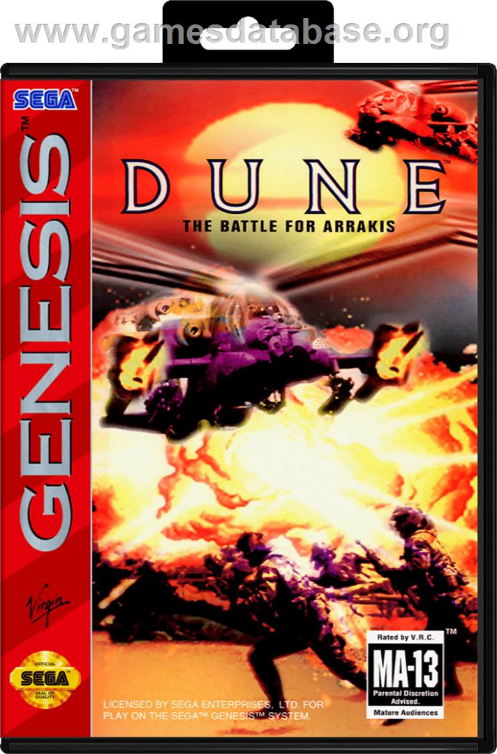 Dune - The Battle for Arrakis - Sega Genesis - Artwork - Box