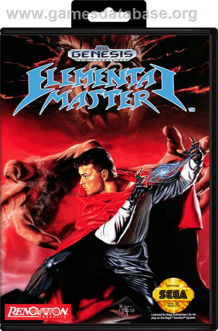 Elemental Master - Sega Genesis - Artwork - Box