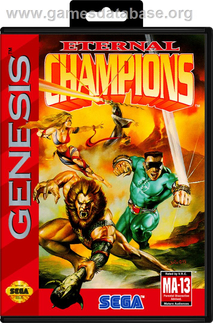 Eternal Champions - Sega Genesis - Artwork - Box