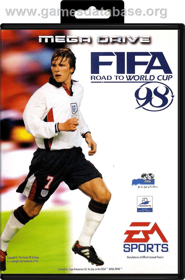 FIFA 98: Road to World Cup - Sega Genesis - Artwork - Box