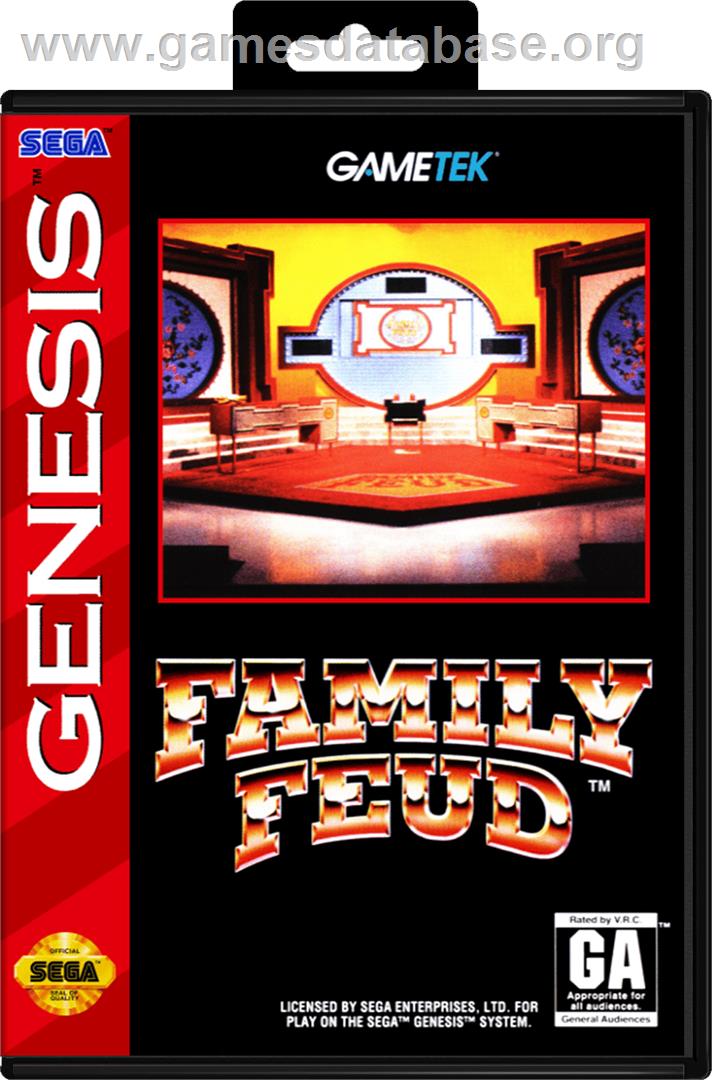 Family Feud - Sega Genesis - Artwork - Box
