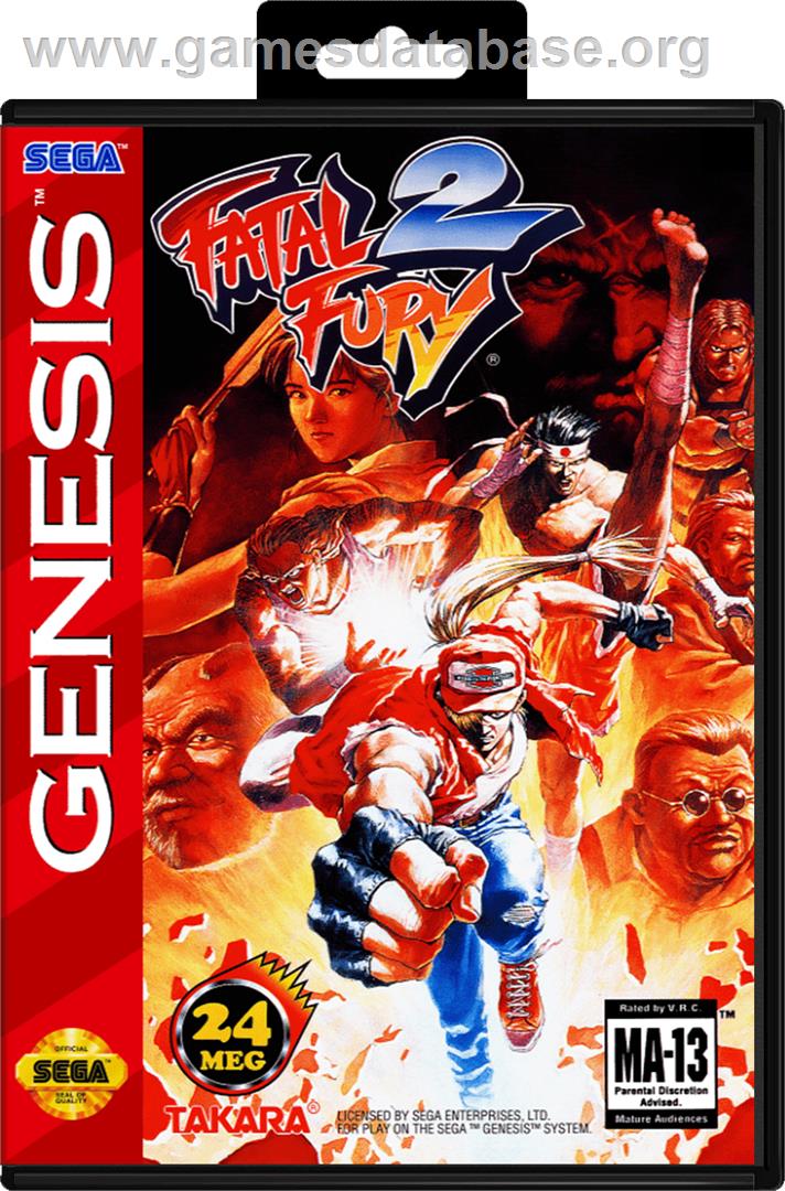 Fatal Fury 2 / Garou Densetsu 2 - arata-naru tatakai - Sega Genesis - Artwork - Box