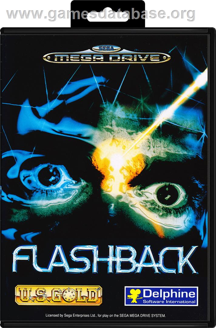 Flashback - Sega Genesis - Artwork - Box