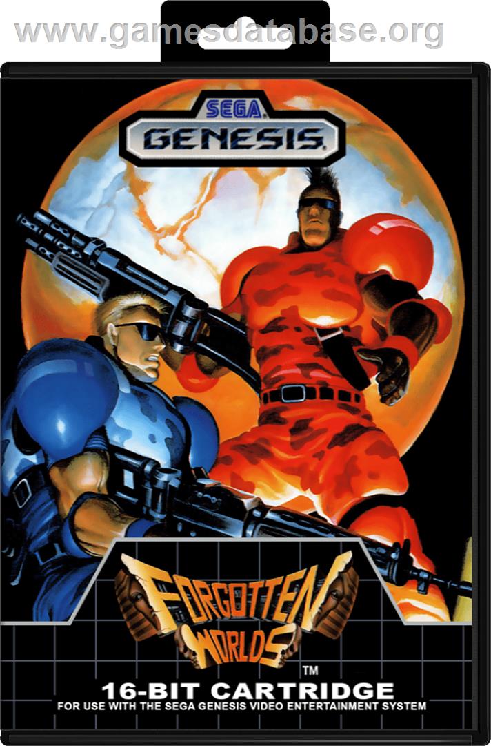 Forgotten Worlds - Sega Genesis - Artwork - Box