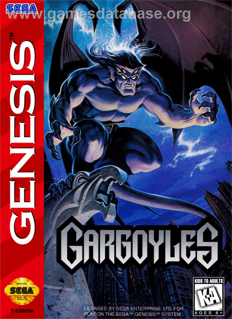 Gargoyles - Sega Genesis - Artwork - Box