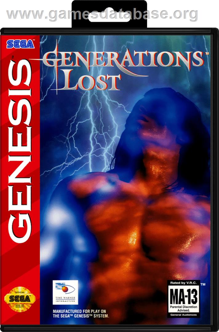 Generations Lost - Sega Genesis - Artwork - Box